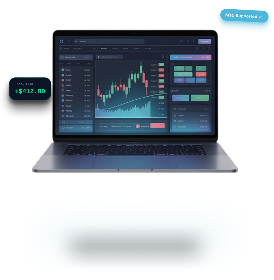 Trading platform dashboard